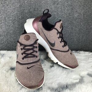Womens Nike Presto Fly SE Athletic Running Shoes Port Wine Purple Shoes Size 9.5